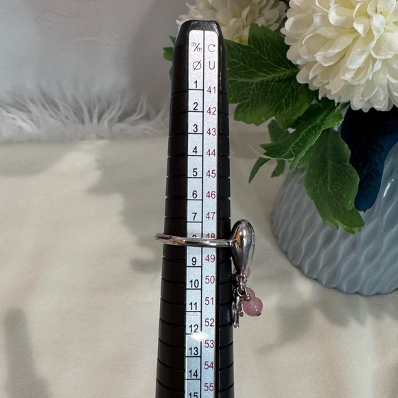 Christian Dior Heart Logo Ring | Size US 5 - Picture 11 of 16